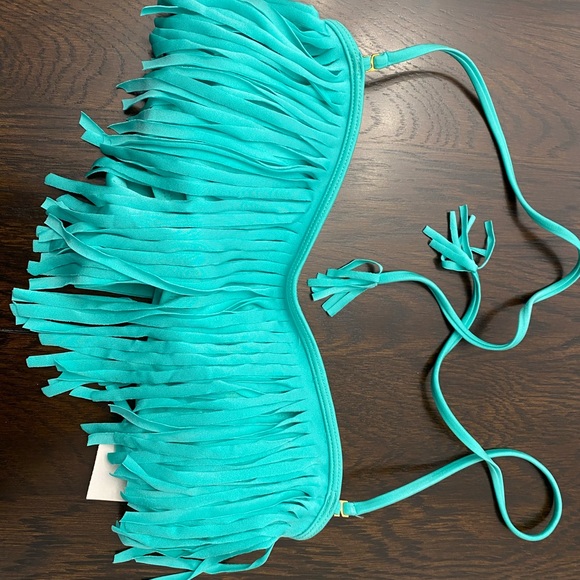 Raisins Fringe Bandeau Swim Top - Picture 4 of 5